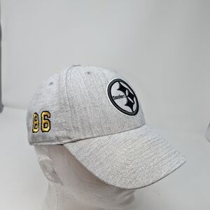 Pittsburgh Steelers 86 Hines Ward Cap by '47 Brand Gray Adjustable OSFA NFL